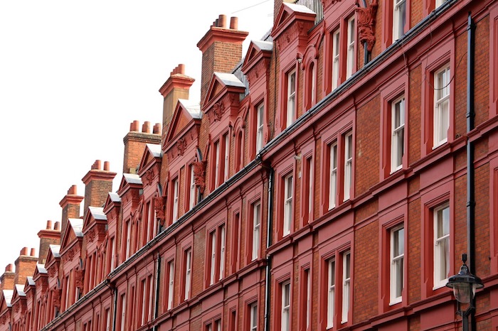 london-red houses - facade